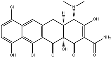 Anhydrodemeclocycline Struktur