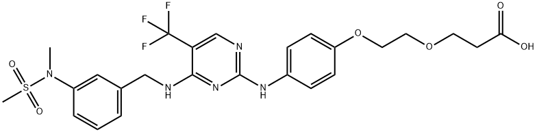 FAK ligand-Linker Conjugate 1 Struktur