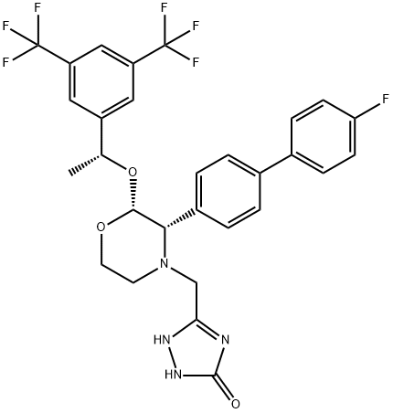 Aprepitant EP Impurity C Struktur