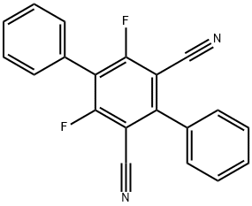 [1,1':4',1''-Terphenyl]-2',6'-dicarbonitrile, 3',5'-difluoro- Struktur