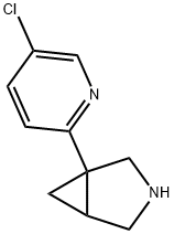 3-Azabicyclo[3.1.0]hexane, 1-(5-chloro-2-pyridinyl)- Struktur