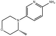 2-Pyridinamine, 5-[(3R)-3-methyl-4-morpholinyl]- Struktur