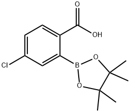 2-Carboxy-5-chlorophenylboronic acid pinacol ester Struktur