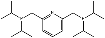 Pyridine, 2,6-bis[[bis(1-methylethyl)phosphino]methyl]- Struktur