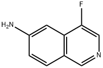 6-Isoquinolinamine, 4-fluoro- Struktur