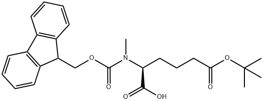 L-Norleucine, 6-(1,1-dimethylethoxy)-N-[(9H-fluoren-9-ylmethoxy)carbonyl]-N-methyl-6-oxo- Struktur