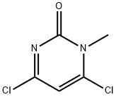 2(1H)-Pyrimidinone, 4,6-dichloro-1-methyl- Struktur