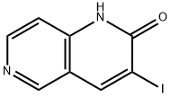 1,6-Naphthyridin-2(1H)-one, 3-iodo- Struktur