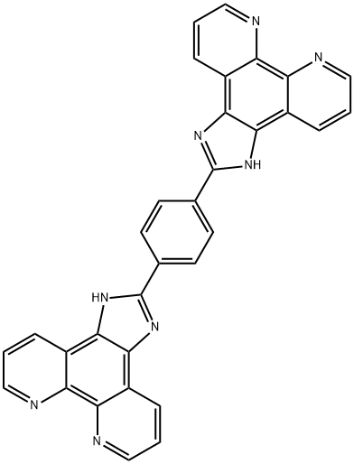 1,4-DI(1H-IMIDAZO[4,5-F][1,10]PHENANTHROLIN-2-YL)BENZENE Struktur