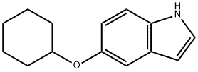 5-Cyclohexyloxy-1 H-indole Struktur