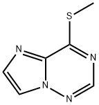 Imidazo[2,1-f][1,2,4]triazine, 4-(methylthio)- Struktur