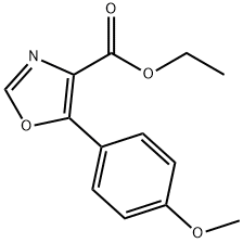 ETHYL 5‐(4‐METHOXYPHENYL)‐4‐OXAZOLECARBOXYLATE