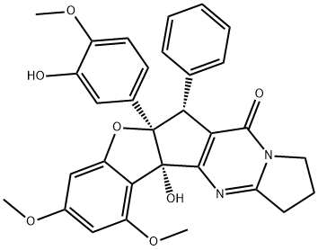 3'-Hydroxydehydroaglaiastatin Struktur