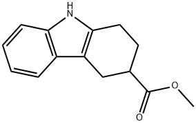 methyl 2,3,4,9-tetrahydro-1H-carbazole-3-carboxylate Struktur