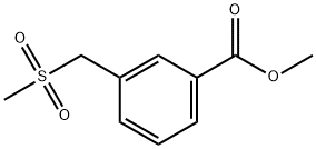 Methyl 3-(Methanesulfonylmethyl)benzoate Struktur