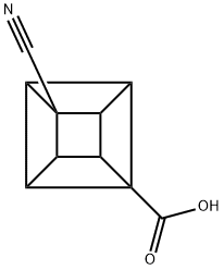 (1S,2R,3R,8S)-4-Cyanocubane-1-carboxylic acid Struktur