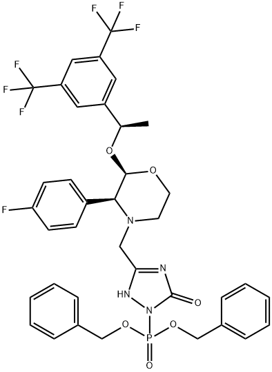 fosaprepitant dibenzyl ester Struktur