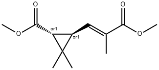 dimethyl trans，trans-chrysanthemumdicarboxylate Struktur