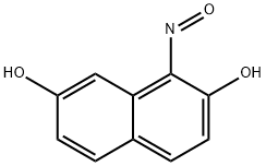 2,7-Naphthalenediol, 1-nitroso- Struktur