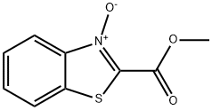 2-Benzothiazolecarboxylicacid,methylester,3-oxide(8CI) Struktur