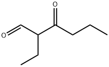 Hexanal, 2-ethyl-3-oxo- Struktur