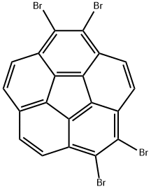 Dibenzo[ghi,mno]fluoranthene, 1,2,5,6-tetrabromo- Struktur