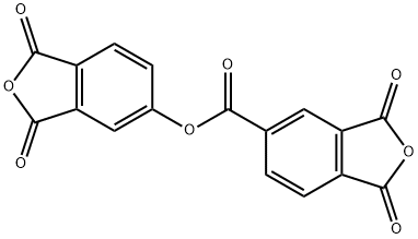 5-Isobenzofurancarboxylic acid, 1,3-dihydro-1,3-dioxo-, 1,3-dihydro-1,3-dioxo-5-isobenzofuranyl ester Struktur