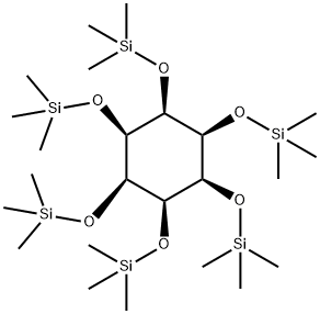 1-O,2-O,3-O,4-O,5-O,6-O-Hexakis(trimethylsilyl)-cis-inositol Struktur