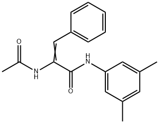 (E)-2-acetamido-N-(3,5-dimethylphenyl)-3-phenylprop-2-enamide Struktur