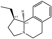 Pyrrolo[2,1-a]isoquinoline, 1-ethyl-1,2,3,5,6,10b-hexahydro-, (1R,10bS)-rel- (9CI) Struktur