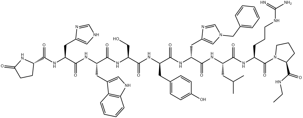 (D-TYR5)-HISTRELIN Struktur