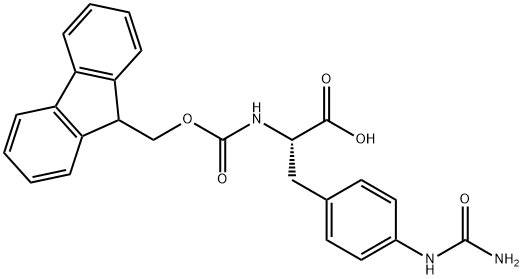 Fmoc-L-Aph(Cbm)-OH Struktur