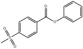 PHENYL 4‐(METHYLSULFONYL)BENZOATE Struktur