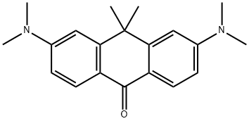 9(10H)-Anthracenone, 3,6-bis(dimethylamino)-10,10-dimethyl- Struktur