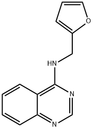 N-(furan-2-ylmethyl)quinazolin-4-amine Struktur