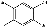 Phenol, 2,5-dibromo-4-methyl- Struktur