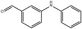 Benzaldehyde, 3-(phenylamino)- Struktur