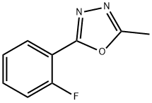 2-(2-fluorophenyl)-5-methyl-1,3,4-oxadiazole Struktur