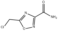 5-(chloromethyl)-1,2,4-oxadiazole-3-carboxamide(SALTDATA: FREE) Struktur