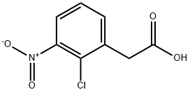 Benzeneacetic acid, 2-chloro-3-nitro- Struktur