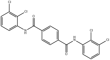 1-N,4-N-bis(2,3-dichlorophenyl)benzene-1,4-dicarboxamide Struktur