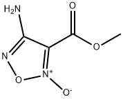 1,2,5-Oxadiazole-3-carboxylicacid,4-amino-,methylester,2-oxide(9CI) Struktur