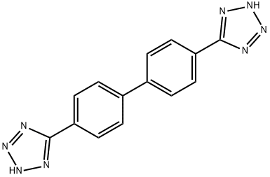 4,4'-di(1H-tetrazol-5-yl)-1,1'-biphenyl Struktur