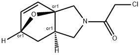 3a,6-Epoxy-3aH-isoindole, 2-(chloroacetyl)-1,2,3,6,7,7a-hexahydro-, (3aR,6R,7aR)-rel- (9CI) Struktur