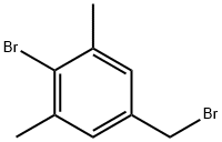 Benzene, 2-bromo-5-(bromomethyl)-1,3-dimethyl- Struktur