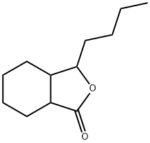 1(3H)-Isobenzofuranone, 3-butylhexahydro- Struktur