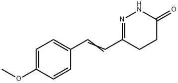 3(2H)-Pyridazinone, 4,5-dihydro-6-[2-(4-methoxyphenyl)ethenyl]-