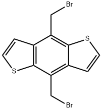 Benzo[1,2-b:4,5-b']dithiophene, 4,8-bis(bromomethyl)- Struktur