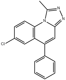 [1,2,4]Triazolo[4,3-a]quinoline, 7-chloro-1-methyl-5-phenyl-