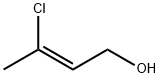 2-Buten-1-ol, 3-chloro-, (2Z)- Struktur